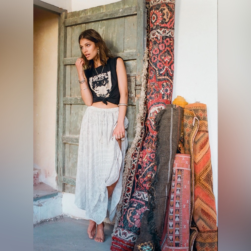 SPELL Moroccan Luxe Maxi Skirt (Lionheart drop)